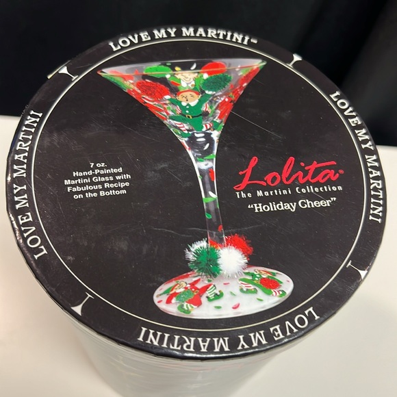 Lolita “Holiday Cheer” martini glass - Picture 11 of 13